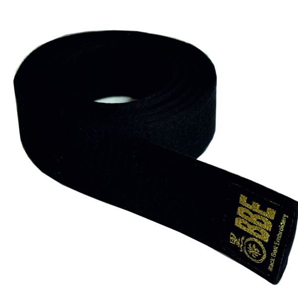 4.5cm Premium Black Belts Thumbnail