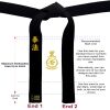 5cm Premium  Black Belts Thumbnail