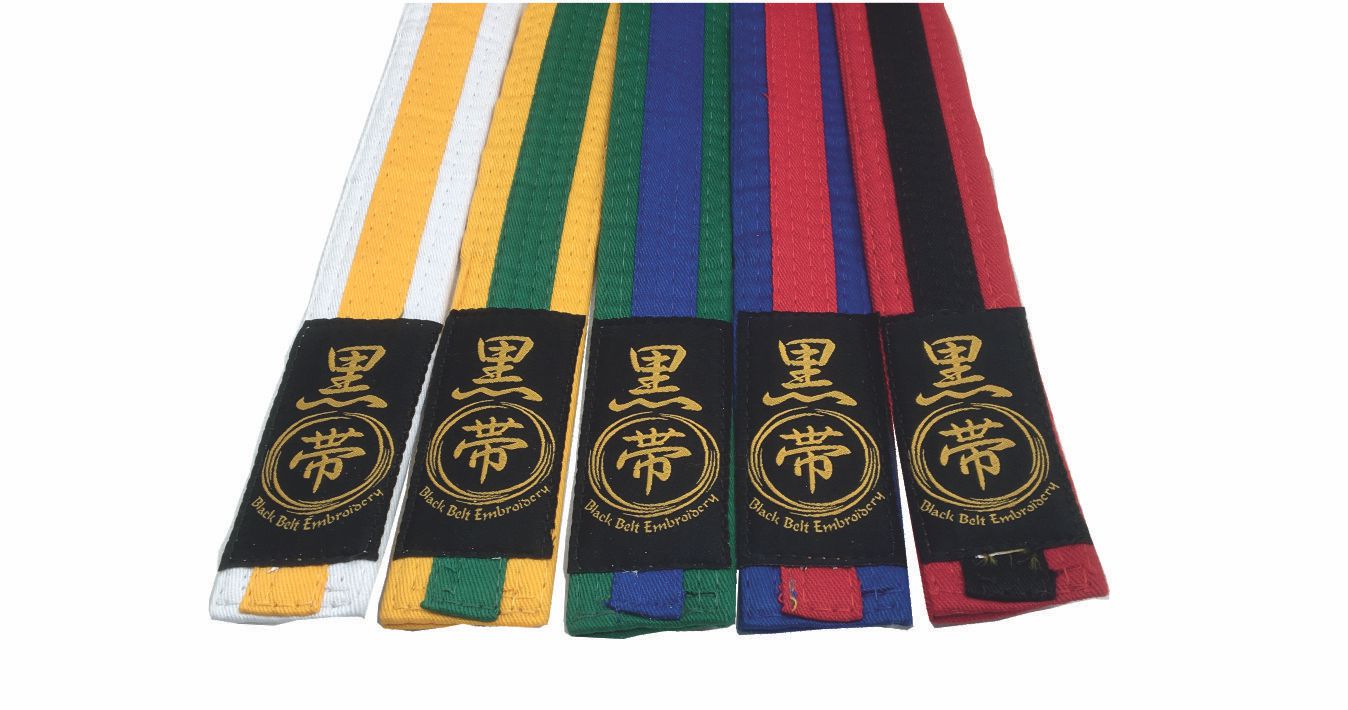 Coloured Stripe Belts1